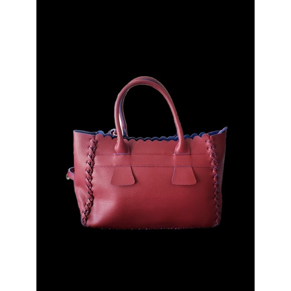 PINK HALEY Deep Mauve & Blue Tote Handbag NWOT - Picture 2 of 9